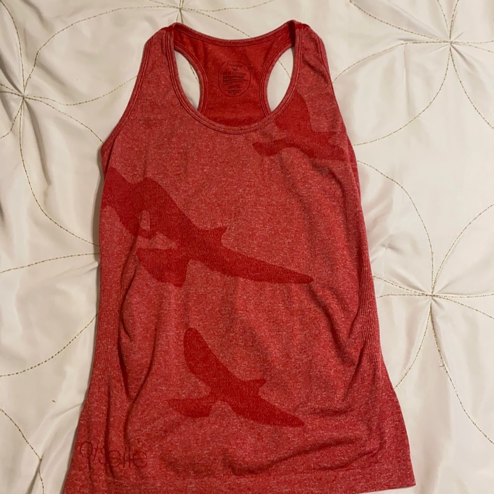 Red Oiselle running tank